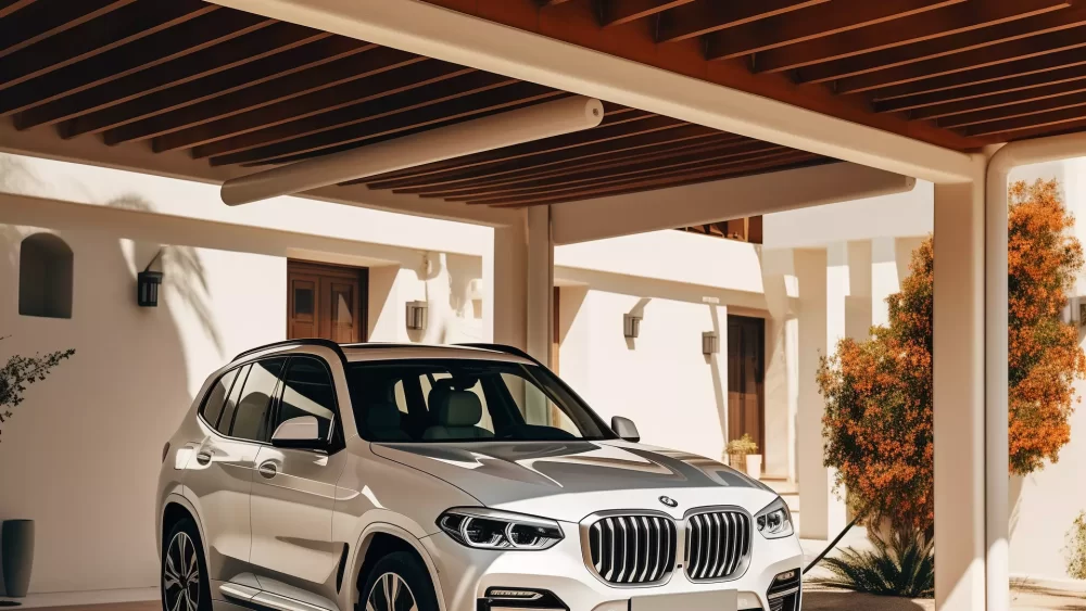 Carport solaire en bois